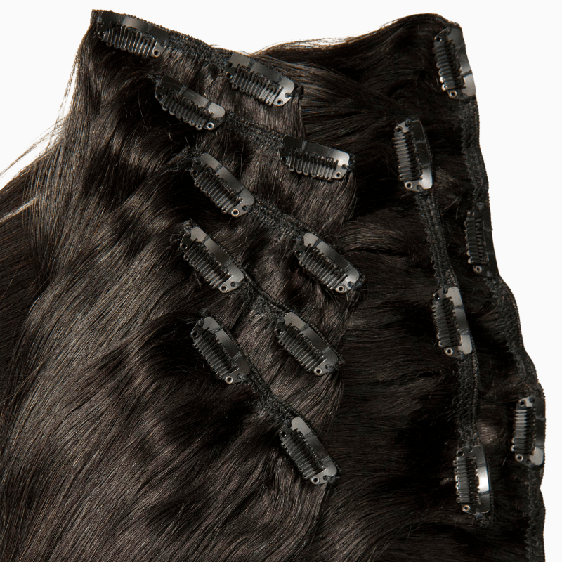 Black Diamond7 Piece Clip Ins - Straight - Easy Hair Co