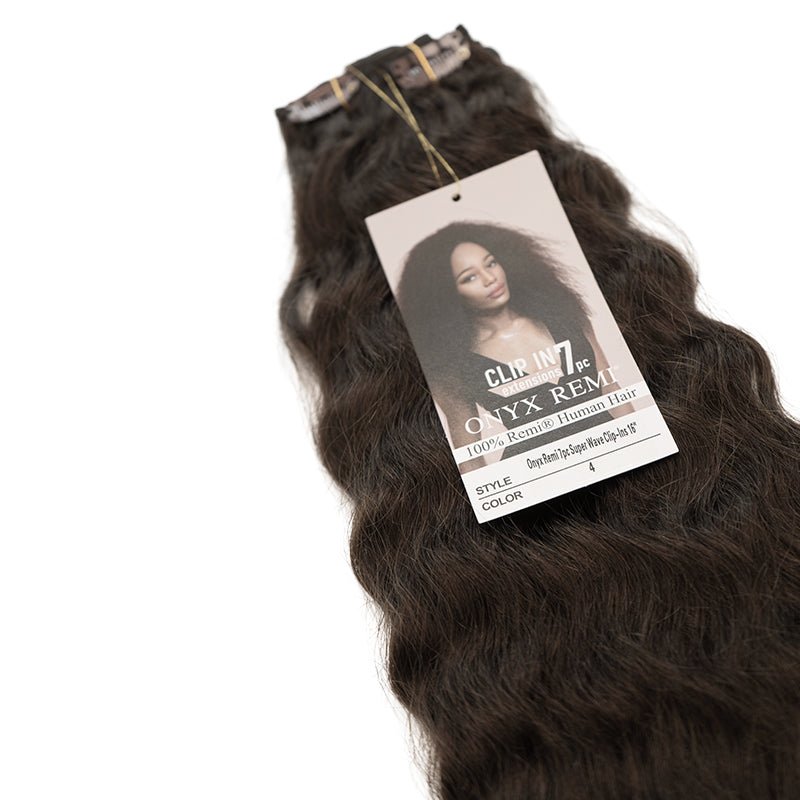 Onyx Remi7 Piece Clip Ins - Super Wave - Easy Hair Co