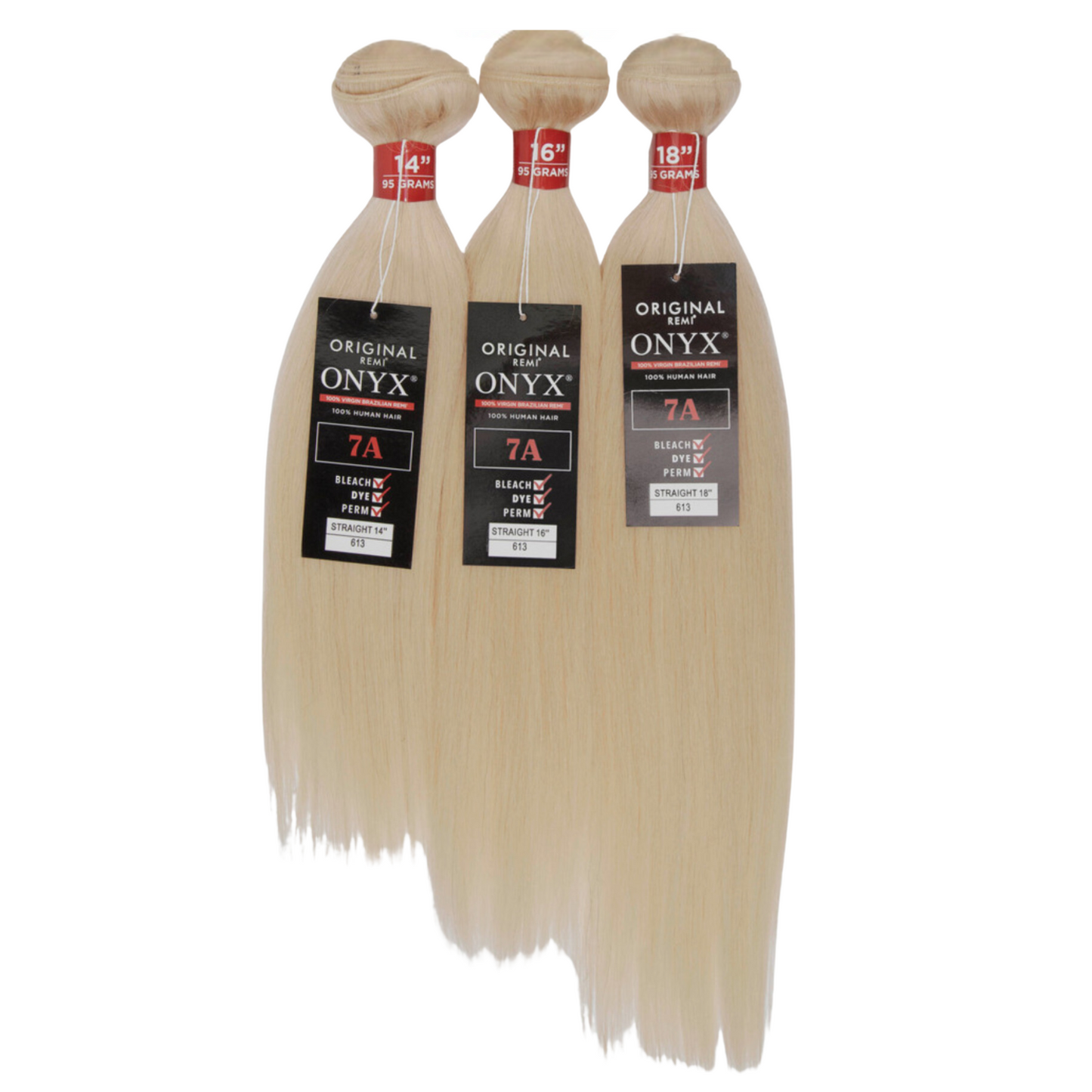 14"-16"-18" - 3 Bundles - Straight