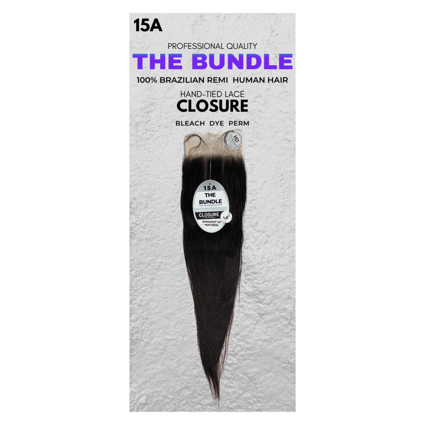 12" 4" x 5" Closure - Straight - 15A
