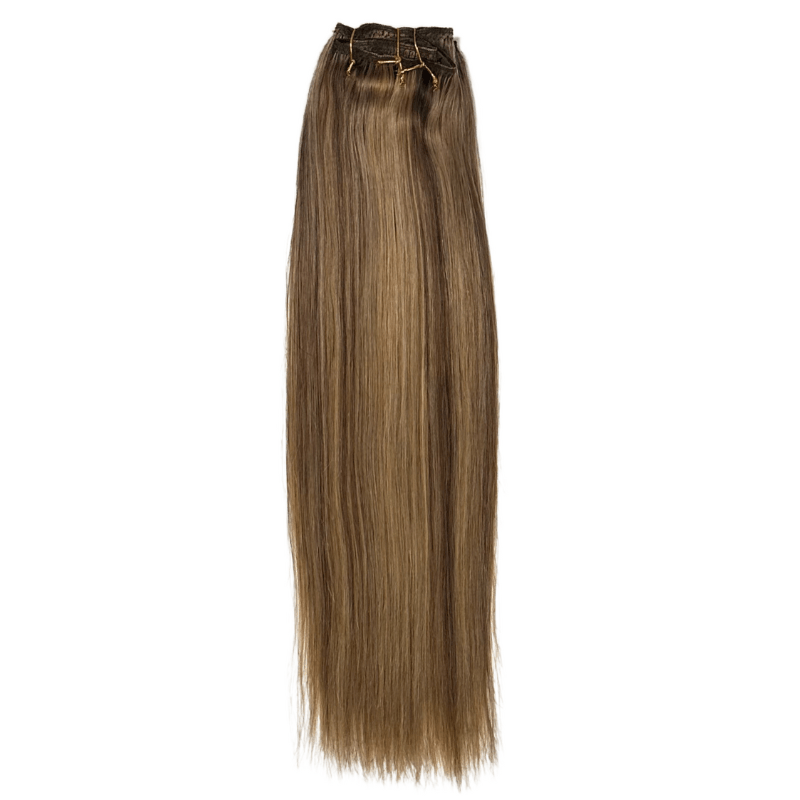 Black Diamond 7-Piece Straight Clip-In Extensions | Remi® Human Hair