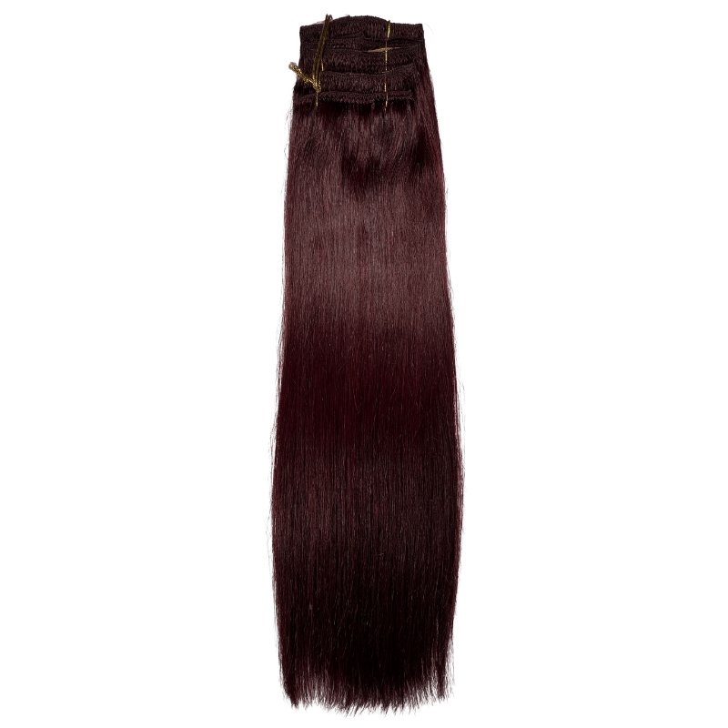 Black Diamond 7-Piece Straight Clip-In Extensions | Remi® Human Hair