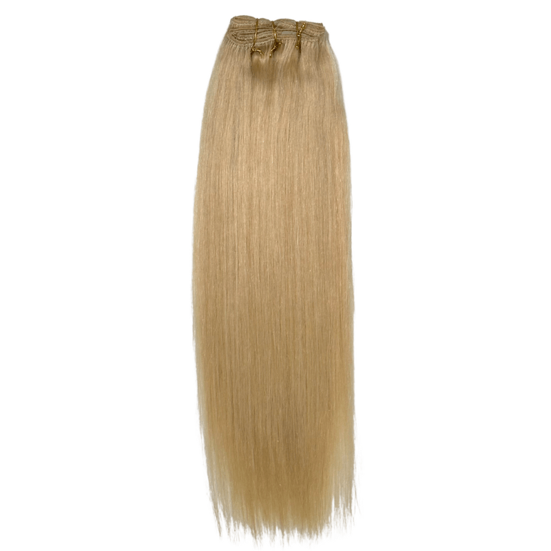 Black Diamond7 Piece Clip Ins - Straight - 16" - Easy Hair Co