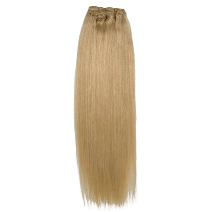 Black Diamond 7-Piece Straight Clip-In Extensions 22" Remi® Human Hair