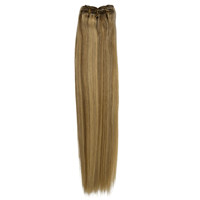 Black Diamond7 Piece Clip Ins - Straight - 16" - Easy Hair Co