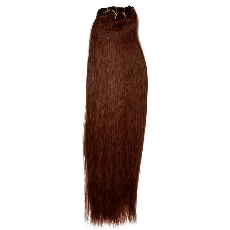 Black Diamond7 Piece Clip Ins - Straight - 16" - Easy Hair Co