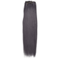 Black Diamond7 Piece Clip Ins - Straight - 16" - Easy Hair Co