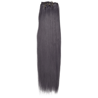 Black Diamond 7-Piece Straight Clip-In Extensions 22" Remi® Human Hair