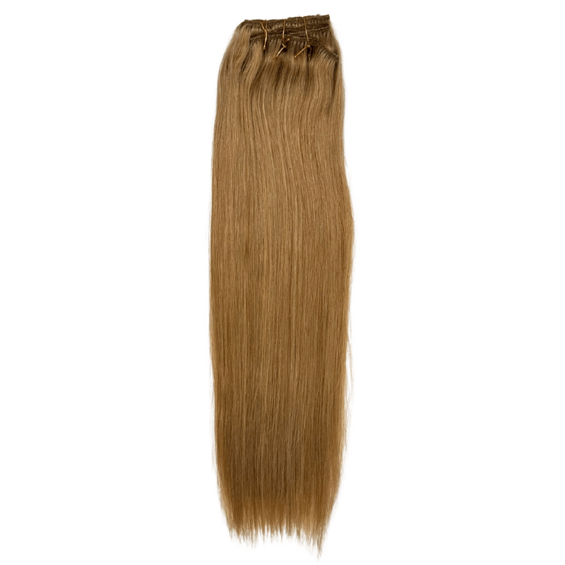 Black Diamond7 Piece Clip Ins - Straight - 16" - Easy Hair Co