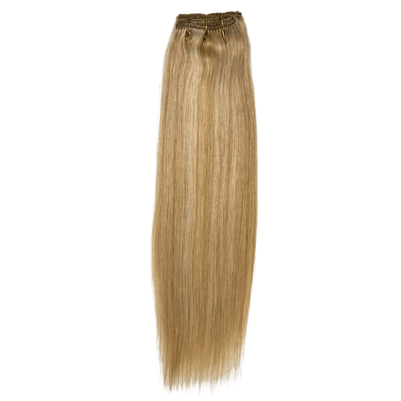 Black Diamond7 Piece Clip Ins - Straight - 16" - Easy Hair Co