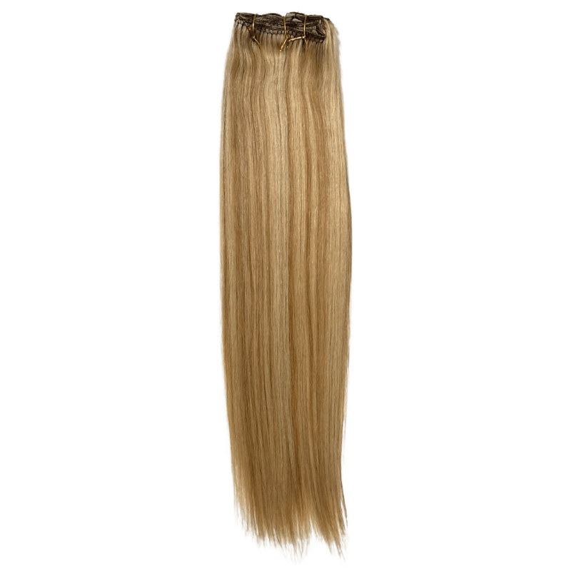 Black Diamond7 Piece Clip Ins - Straight - 16" - Easy Hair Co