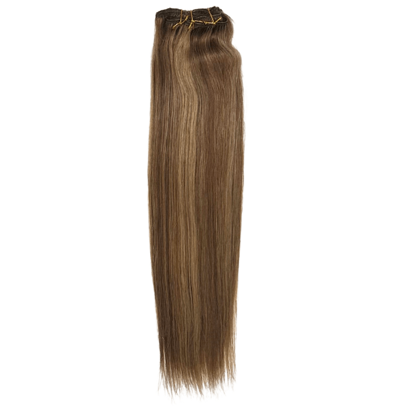 Black Diamond 7-Piece Straight Clip-In Extensions | Remi® Human Hair