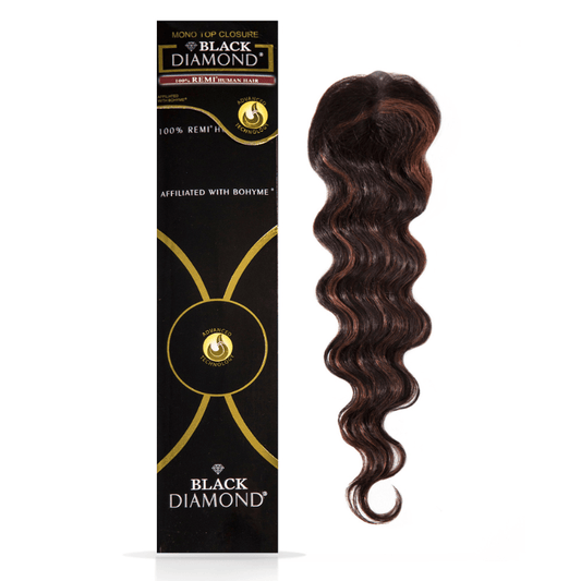 Black DiamondMono Top Curly Closure - 1.75" x 2.5" - Easy Hair Co