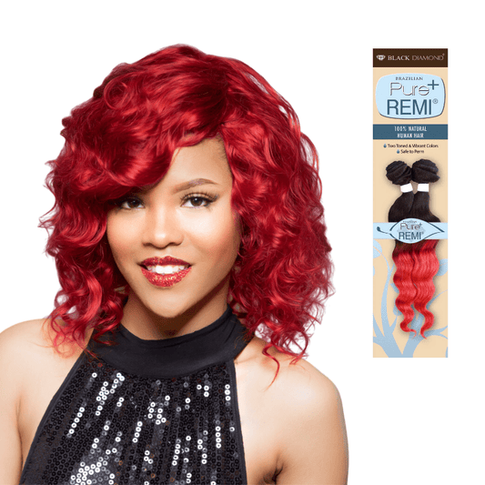 Black DiamondPure Remi 2 Piece Bundles - Spiral Wave - Final Sale - Easy Hair Co