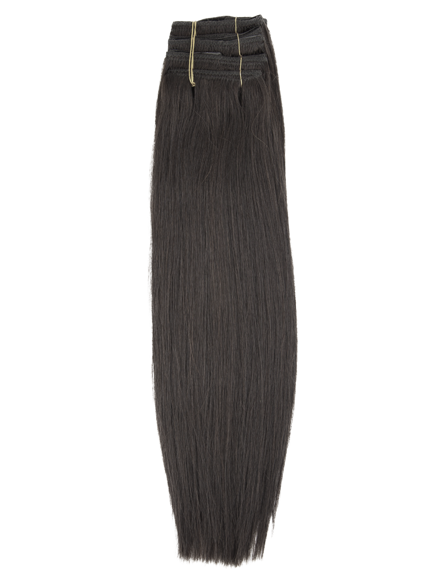 Black Diamond 7-Piece Straight Clip-In Extensions 16" Remi® Human Hair