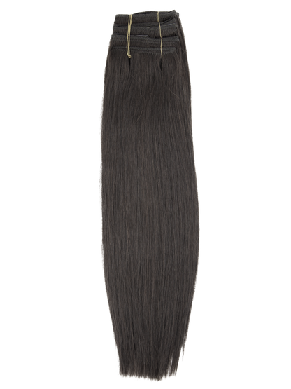 Black Diamond 7-Piece Straight Clip-In Extensions | Remi® Human Hair