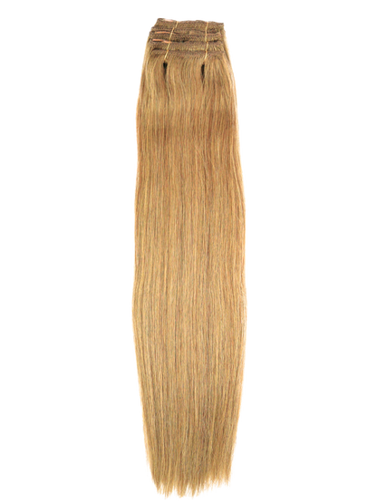 Black Diamond 7-Piece Straight Clip-In Extensions | Remi® Human Hair