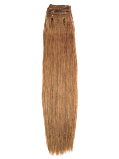Black Diamond 7-Piece Straight Clip-In Extensions 16" Remi® Human Hair