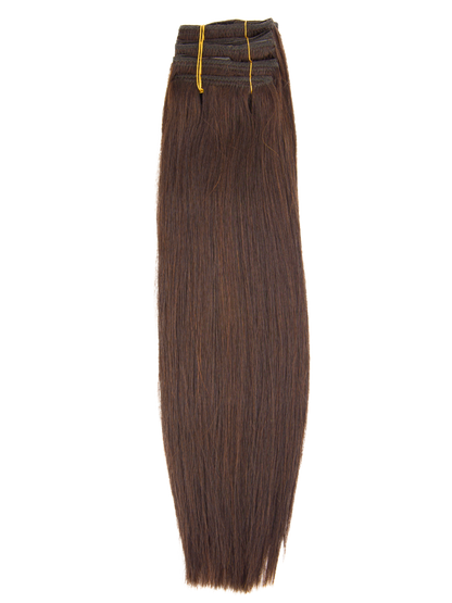 Black Diamond 7-Piece Straight Clip-In Extensions | Remi® Human Hair