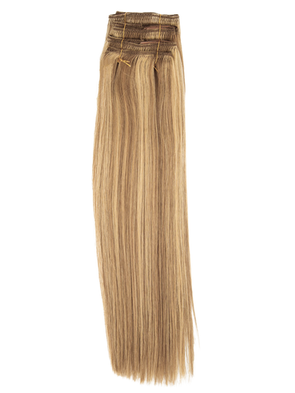 Black Diamond 7-Piece Straight Clip-In Extensions 22" Remi® Human Hair