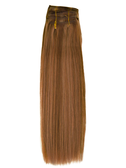 Black Diamond 7-Piece Straight Clip-In Extensions 16" Remi® Human Hair