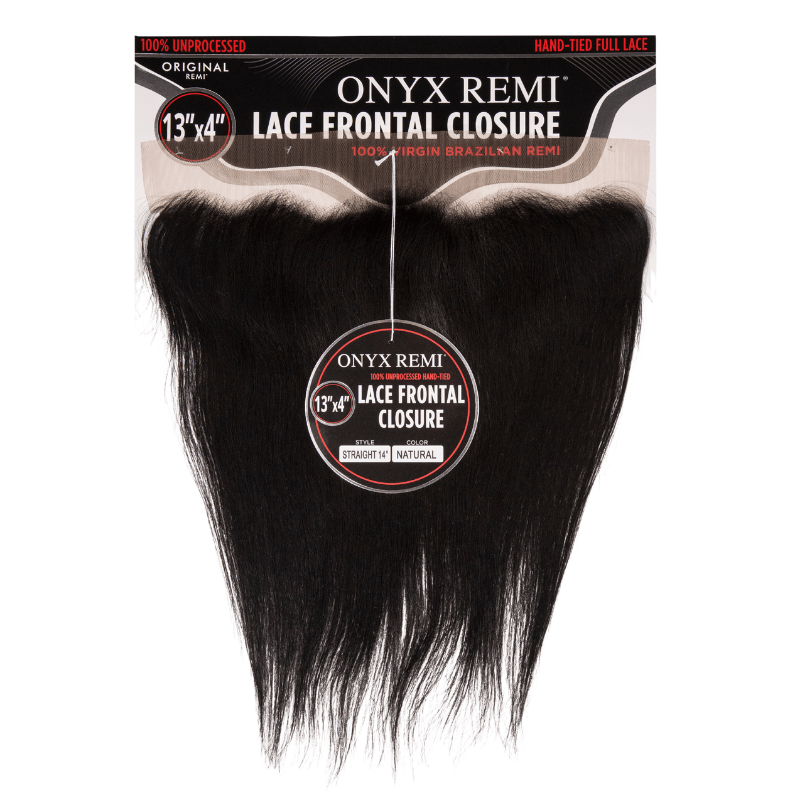 Onyx RemiHand - Tied Lace Frontal 13" x 4" - Straight - Easy Hair Co