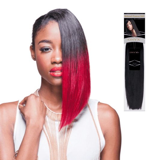 OnyxStraight Yaki Weave - 12" - Easy Hair Co