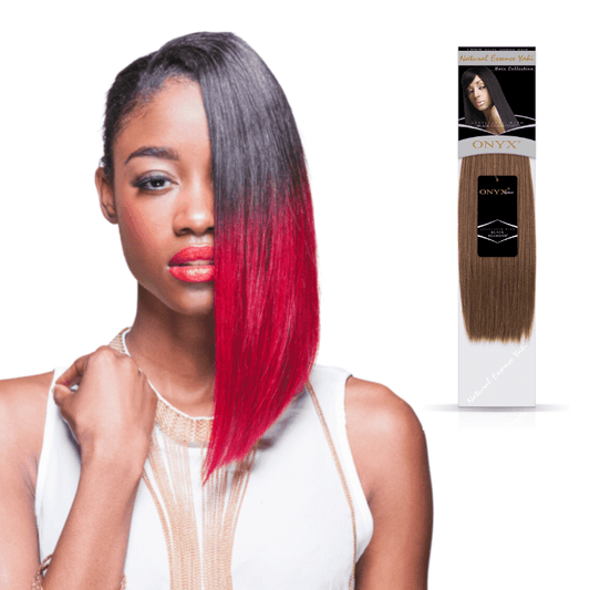 OnyxStraight Yaki Weave - 8" - Easy Hair Co