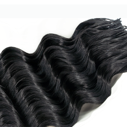 The Bundle Crochet Braid - Deep Wave