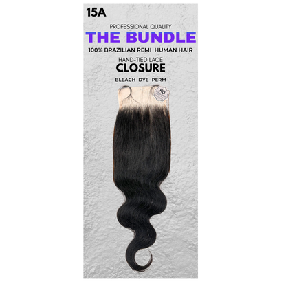 14" 4" x 5" Closure - Body Wave - 15A